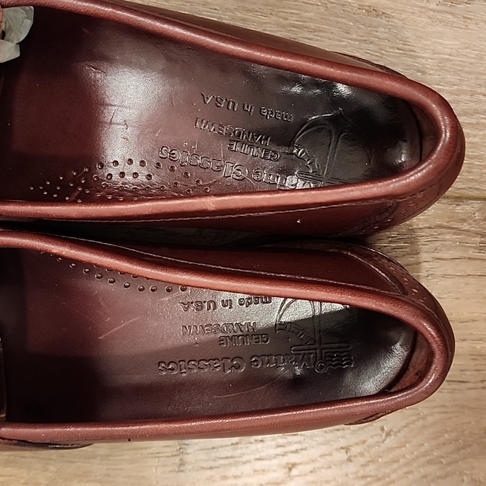 Vintage Christopher Daniels by Maine Classics Penny Loafers Hand Sewn size 7 (M) - Picture 11 of 13